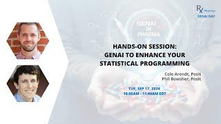 Hands-on Session: GenAI to Enhance Your Statistical Programming - Phil Bowsher & Cole Arendt