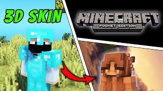 3D Skins in Minecraft Pocket Edition || 3D Skin || Using 3D Skins in Minecraft Pocket Edition!