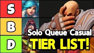 Paladins Casual Solo Queue Tier List! (Opinion)