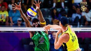 Lights out at the net - BEST BLOCKS by Evandro! | Highlights Beach Volleyball World