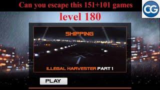 Can you escape this 151+101 games level 180 - ILLEGAL HARVESTER PART 1 - Complete Game