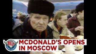 McDonald's opens in hungry Moscow, but costs half-a-day's wages for lunch, 1990