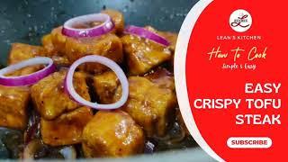 Crispy tofu steak | Easy low budget ulam recipe | Pinoy recipe