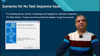 Troubleshoot No Task Sequence found issue