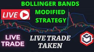 Bollinger Bands Strategy  Bollinger Bands Intraday Trading Strategy LIVE TRADING