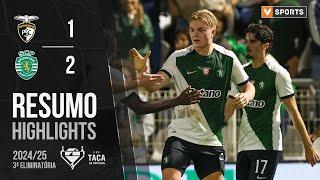 Resumo: Portimonense 1-2 Sporting (Taça de Portugal 24/25)