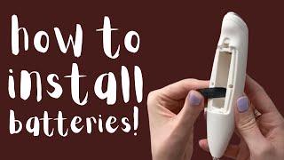How To Install Batteries On The Milk BOSS Milk Frother By Zulay Kitchen