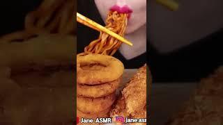 SPICY KOREAN NOODLES EATING SOUND