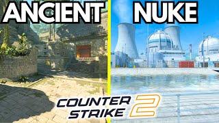 How ANCIENT & NUKE look like in CS2! (CSGO Maps in CS2)