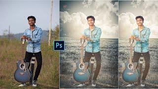 Dark Moody effect in Photoshop / Photoshop tutorial - Biswajit editz