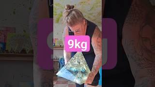 ORGONITOVÁ PYRAMIDA 9kg ️ #duhovatami #atelier #orgonit #orgonite #namaste #minerals #healing