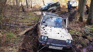 Ока 4х4 ЗАВОДИТ... джиперов в непролазное БОЛОТО! Жёсткий гряземес. УАЗ пасует! Самодельный вездеход