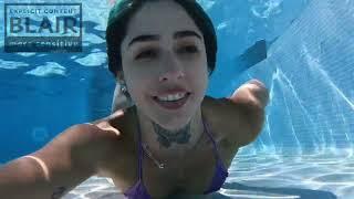 Beautiful swimming pool | Swimming, mermaid, feet and flow! Blair Explicit 🫶