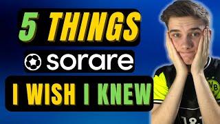 5 Things I WISH I Knew Sooner In Sorare