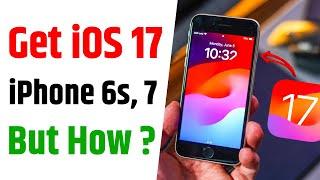 How to Install iOS 17 in iPhone 6s, SE, 7 Plus, 8 Plus, X ? iOS 17 Update For iPhone 6s, 7 | iOS 17