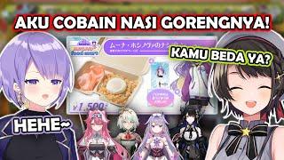 Reaksi Subaru Nyobain Nasi Goreng Moona Dan Ketemu Member EN | Hololive Clip