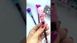 Adorable pencil bird puppets  #backtoschool #pipecleaners #pipecleanercrafts  #easykidscraftideas