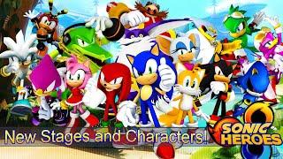 Sonic Heroes: NEW Characters & Stages Compilation!