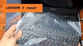 Lenovo Legion How to properly replace the keyboard What to do to disassemble a laptop