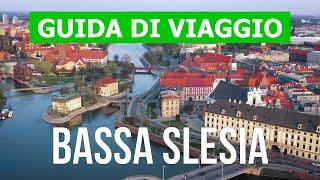 Bassa Slesia, Polonia | Città di Breslavia, Walbrzych, Legnica, Lubin | Drone 4k video | Polonia