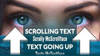 How To Add Scrolling Text Credits To Your Video [Quick, Easy and Free]