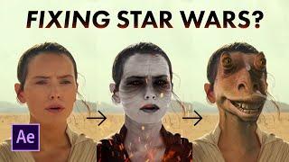 Fixing Star Wars with After Effects | Face Swap VFX tutorial