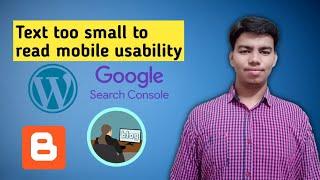 Text Too Small To Read Mobile Usability | Mobile Usability | Google Webmaster Tools