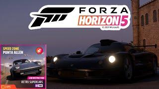 Forza Horizon 5 - Speed Zone - Punta Allen - S1 900 Retro Supercars (Road View)