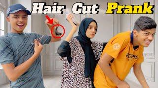 Real Hair Cut Prank On Me || Ro Ro Kar Bura Haal Ho Gaya