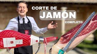 Corte de JAMÓN desde el principio hasta el final TUTORIAL