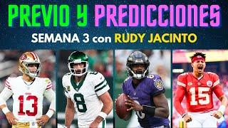 Análisis Previo y Predicciones SEMANA 3 con @PrecioNFL