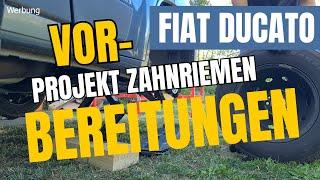 Zahnriemenabdeckung frei legen - Fiat Ducato Typ 250