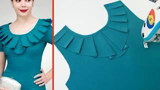 How to Sew a Stylish Pleated Collar for Your Dress – Easy DIY Tutorial for Beginners