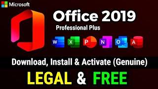 How to Download Microsoft Office 2019 For Free Windows 10/11 | Genuine Version Free For Lifetime 