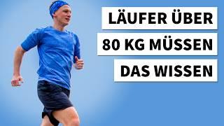 Nr. 1 Regel für alle Jogger über 80 Kg