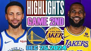 Golden State Warriors Vs Los Angeles Lakers Game 2nd Highlights Dec 25,2024 NBA Season 2024-25