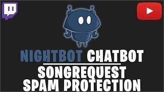 NIGHTBOT TUTORIAL (2018) | SONGREQUEST & SPAM PROTECTION | Deutsch / German