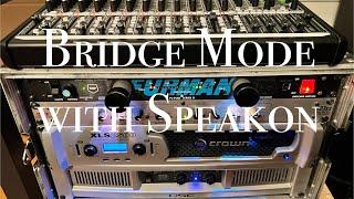 Bridge Mode with Speakon - Quadruple your amp power