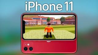 Playing Jailbreak on IPHONE 11 - Roblox