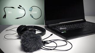 HOW TO CONNECT A MIC AND HEADPHONES TO YOUR LAPTOP (FIX)