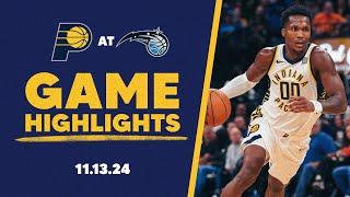 Indiana Pacers Highlights at Orlando Magic | November 13, 2024