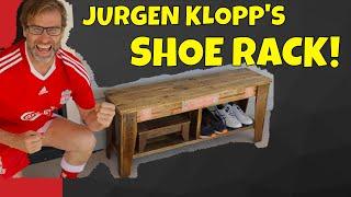 Jurgen Klopp Lookalike and DIY Expert..How to Build a Shoe Ra