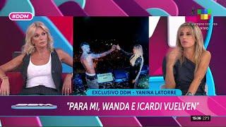  YANINA LATORRE, SOBRE LA CHINA SUÁREZ CON MAURO ICARDI: "PARA MI WANDA E ICARDI VUELVEN"