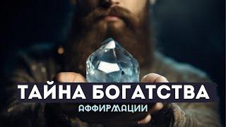 ТАЙНЫ БОГАТСТВА И ПРОЦВЕТАНИЯ! ГЛАВНЫЙ СЕКРЕТ! АФФИРМАЦИИ!