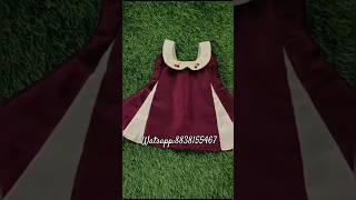 Peterpancollar with panelcut frock collections @nitharafashion7247