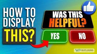 How to Display Was This Helpful Feedback Form in WordPress