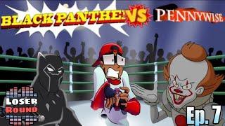 Black phanter vs Pennywise Episode 7 Cartoon beatbox battles (Loser Round) @verbalase