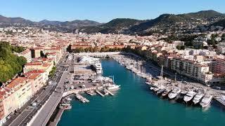 Aerial views of ️ Nice, France 