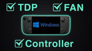 TDP, Fan & Controller All Fixed - Windows on Steam Deck - Steam Deck Tool