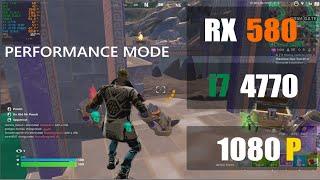 RX 580 & i7 4770 - Fortnite Chapter 5 Season 3 - Performance mode